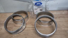 1958 1959 FORD THUNDERBIRD TAIL LIGHT BEZELS DOOR RINGS LOT OF 4 OER NICE