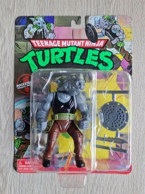 TMNT Teenage Mutant Ninja Turtles Kenner Playmates re-issue Rocksteady OVP NEU