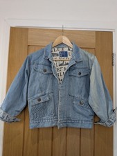 Kid Cool by UFC Vintage Denim Jacket Kids Medium Unisex Oversized Good Condition