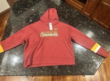 Washington Commanders Hoodie Men  s XL Burgundy NFL Football Hooded Sweatshirt   