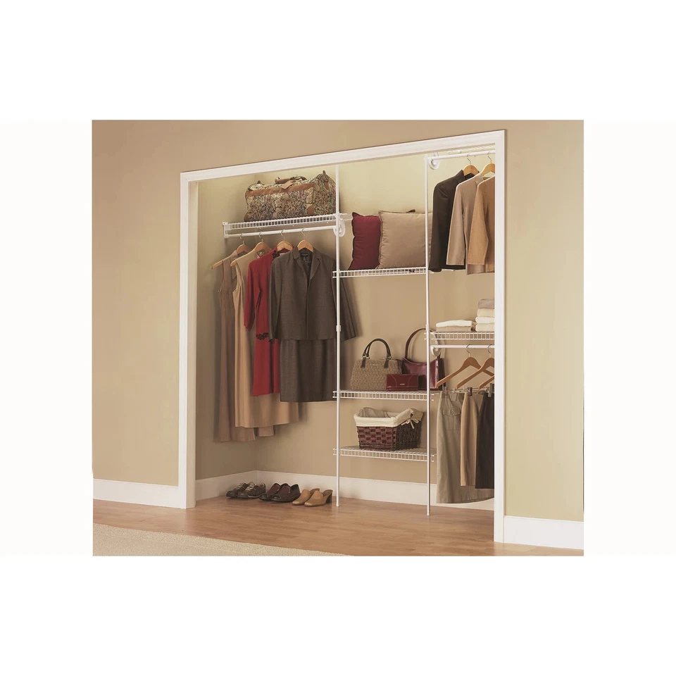 ClosetMaid SuperSlide Fixed Mount 60-96 Inch Wire Closet - Image 4 of 4