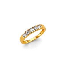 NEW 14K YELLOW GOLD BABIES RING
