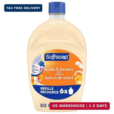 Softsoap Milk & Honey Scented, Liquid Hand Soap Refill, 50 Ounce
