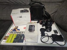 Canon EOS 250D Digital SLR Camera 24.1MP, Extra Lens, Case, Books, Excellent