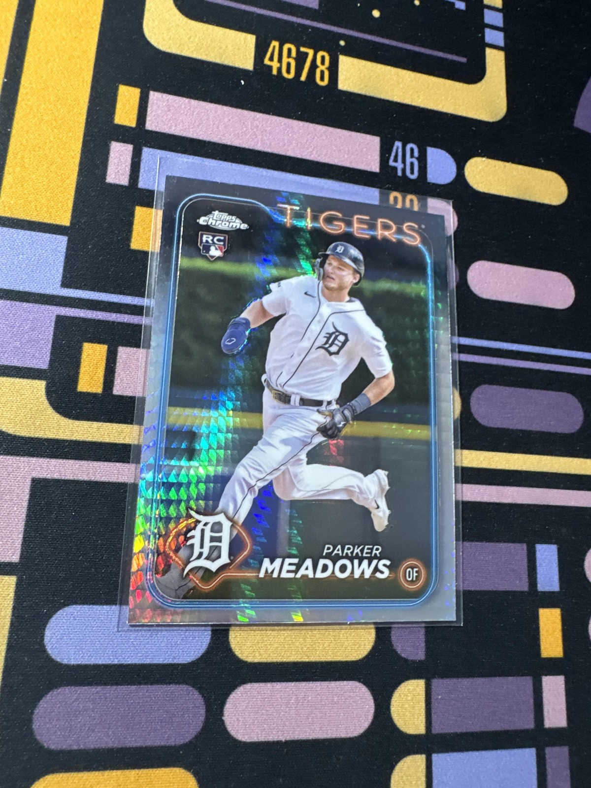 2024 Topps Chrome #271 Parker Meadows Prism Refractors RC