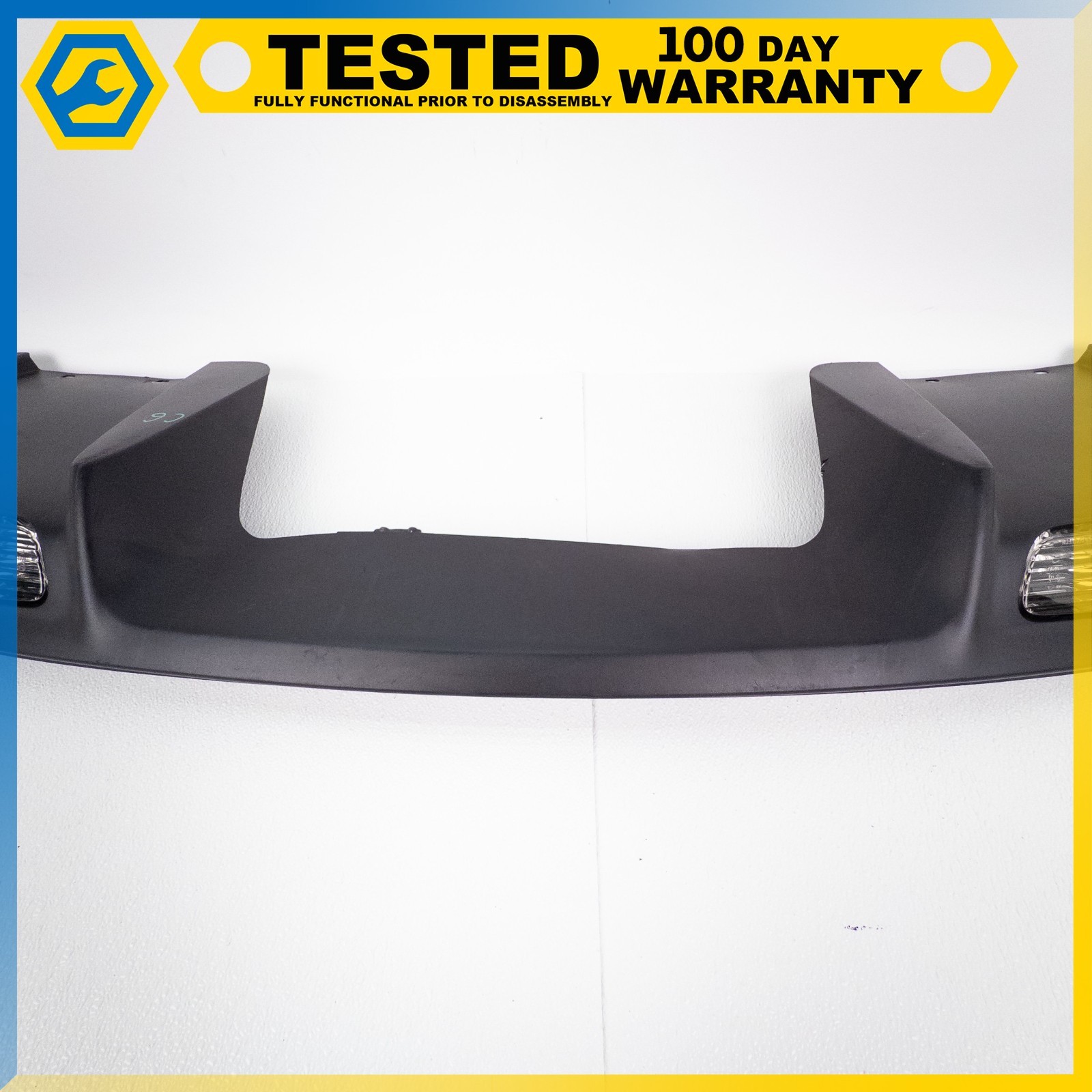 05-13 CORVETTE C6 REAR BUMPER LOWER VALANCE DIFFUSER TRIM PANEL W/LAMPS OEM
