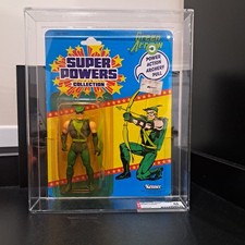 Super Powers Green Arrow Series 2 33 Back Figure 1986 AFA 85 Kenner MOC Mint