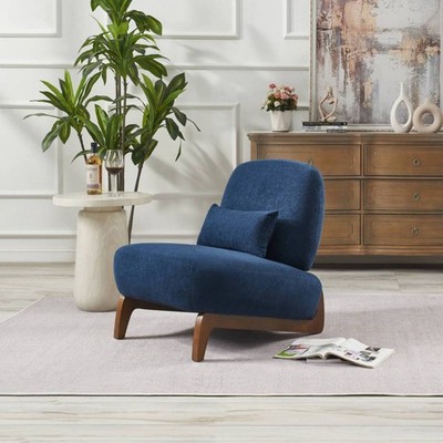 Living Room Upholstered Chair Soft with Pillow