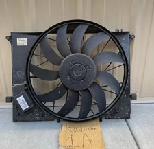 2001-2005 Mercedes C240 Radiator Cooling Fan Motor Shroud W/ Module A2205000293