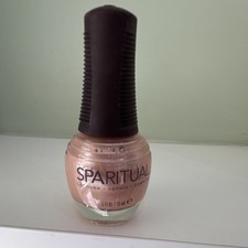 Sparitual Nail Polish Beige Shimmer Effect Lacquer 0.5 fl oz 15 mL Dual Volume