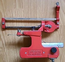 Oregon Chainsaw Sharpening Filing Guide Bar Mount Vintage Good Condition