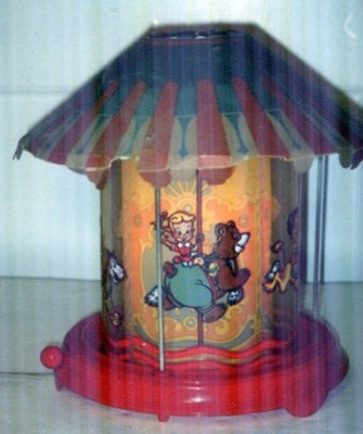Vintage Econolite Carousel Motion Light 1948 Table Lamp Works Roto-Vue Model A
