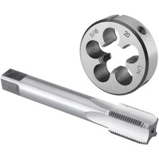 11/16"-20 UN Tap and Die Set, 11/16 x 20 UN Machine Thread Tap and Round Die ...