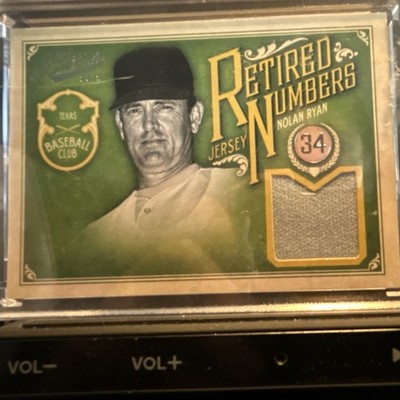 Panini 2012 PC Retired Numbers Nolan Ryan #29 Texas Rangers 34/34 Jersey Match