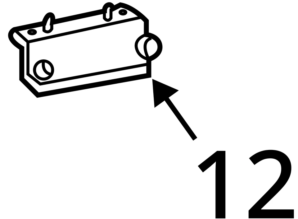 FITS 2003-2008 PONTIAC VIBE HINGE F FLR CNSL COMPT DR 88970588 -  NEW OEM - Image 3 of 3