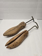Pair of 1940s Antique Vintage Shoe Stretchers Spreaders Men's Size 10.5 - 13 L