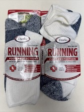 Thorlos Running Socks Mens 9-12, Womens 10.5-13 Blister Reduction Cushion Crew 
