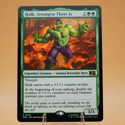 Hulk, Strongest There Is | 724 | Regular | R | Commander: Marvel SH | MTG