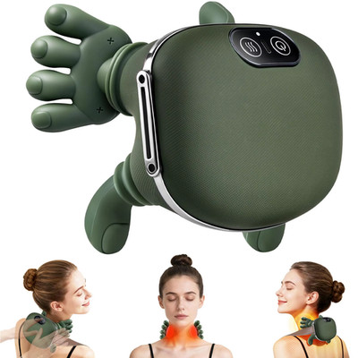 Wireless Nacken-Schulter Massagegerät Bionische Finger Knetmassage 2026