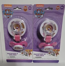 Paw Patrol Pacifier and Holder Set Of 2