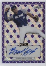 2022 Leaf Perfect Game All-American Classic Metal 10/20 Braden Holcomb Auto nd3
