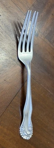 Vintage 7” Gorham Lancaster Rose Sterling Silver Dinner Fork 40g