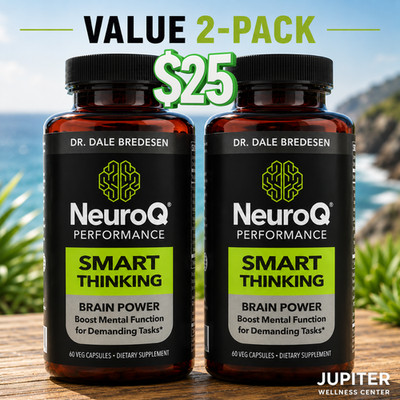 NeuroQ Perfomance Smart Thinking Life Seasons, 60 Capsules (2 Bottles) Exp 2028