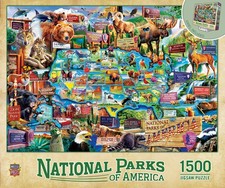MasterPieces - Signature - USA National Parks 1500 Piece Puzzle