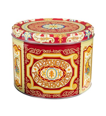 Ginger Snaps Cookies 1.65lbs Gluten Free Vegan Red Gift Tin Holiday Treats