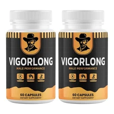 (2 Pack) VigorLong Pills for Men to Boost Male Health Performance & Vitality
