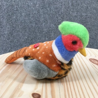 Wild Republic Audubon Birds Ring-Necked Pheasant Plush Stuffed Animal Game Bird