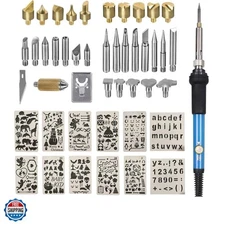 Wood Burning Kit, Wood Burning Tool Adjustable Temperature Woodburning Pyrogr...