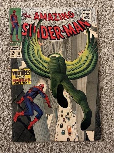Amazing Spider-Man #48 Marvel Comics 1967 1st Appearance Of The New Vulture