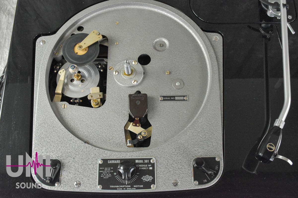 GARRARD MODEL 301 Turntable **SCHEDULE NO 51400/1 W/ Ortofon RMG