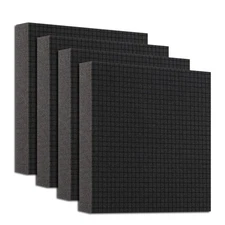Pre-Cubed Pick & Pluck Foam Sheets - 4-Pack 12"x12"x2" Polyurethane Apart Ins...