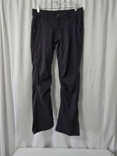 prAna Women's Stretch Zion Halle Pants Dark Grey Gray Size 6 Regular