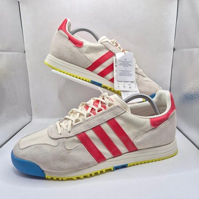 Adidas Herren Sneaker UK 9 SL80 SPZL Off White Rot Wildleder Originals Terrassen