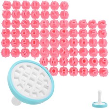  1 set di stampi per biscotti con lettere e numeri. Set di stampini per biscotti