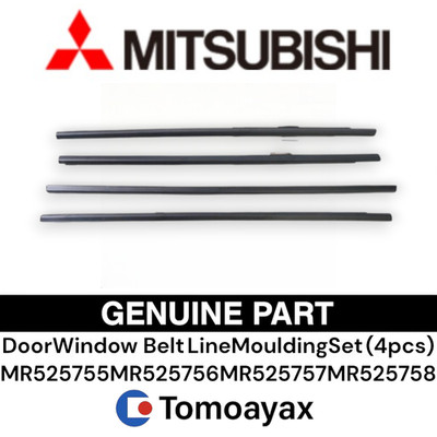 MITSUBISHI OEM Genuine LANCER Evolution 7/8/9 Door Molding Front & Rear RH LH