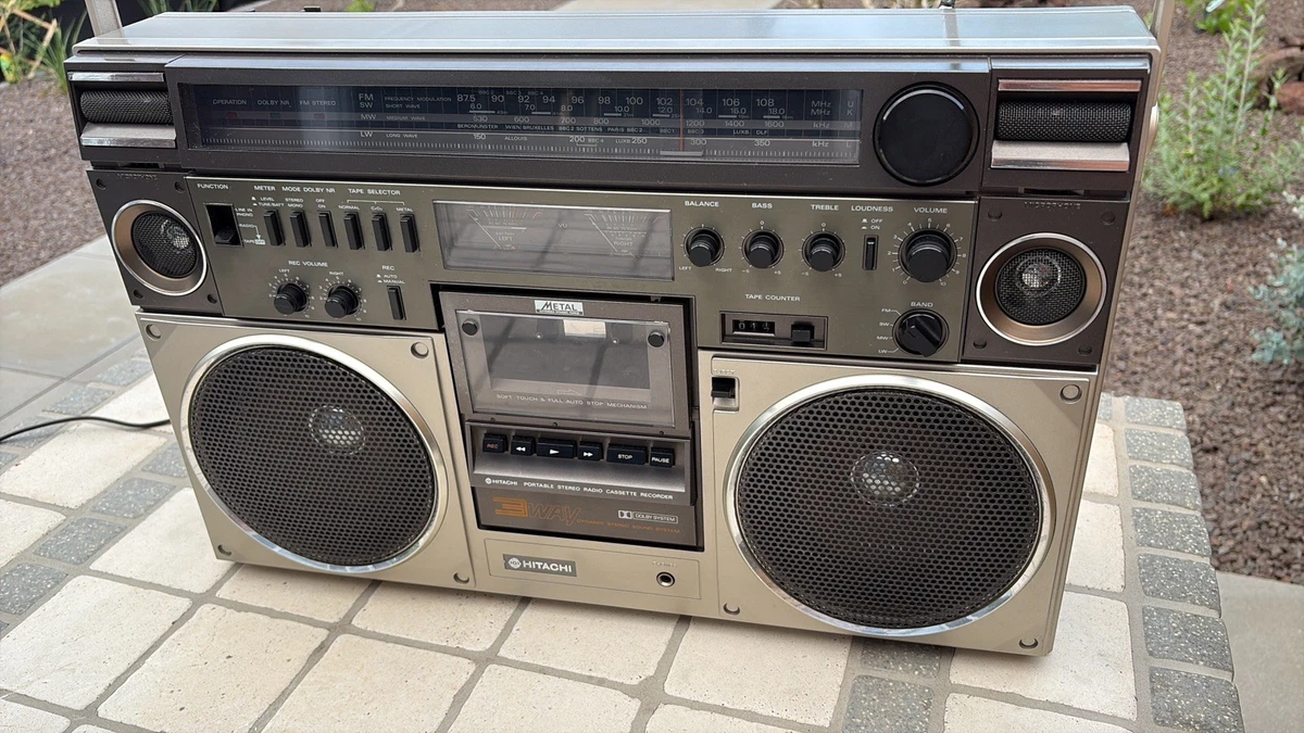 日立便携式立体声音响和Boombox | eBay