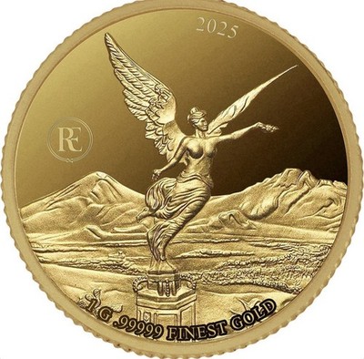 🔥LIBERTAD RARE EDITION 2025 1 GRAM .99999 PURE GOLD COIN IN CARD