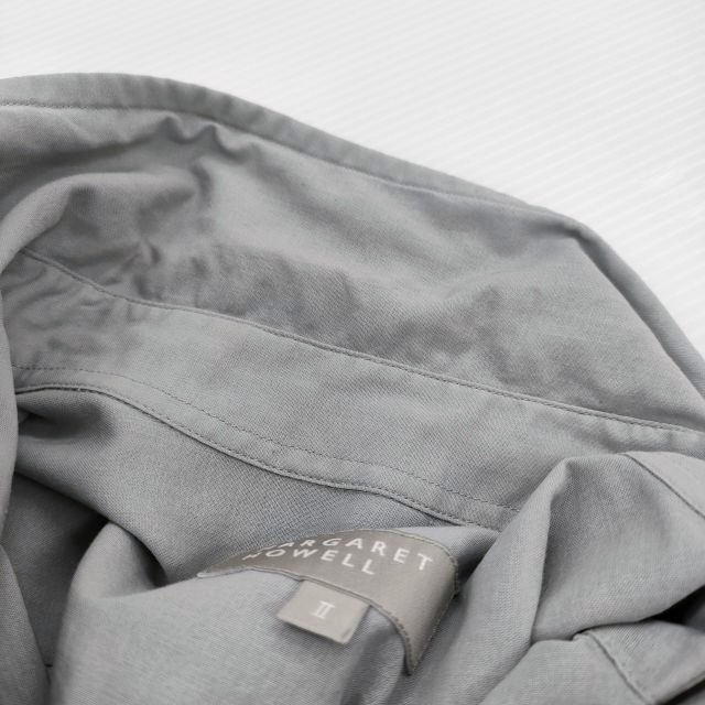 MARGARET HOWELL COTTON VOILE 578-3153016 Size 2 Long sleeve shirt