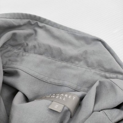 MARGARET HOWELL COTTON VOILE 578-3153016 Size 2 Long sleeve shirt