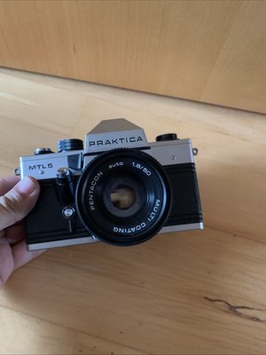 PRAKTICA MTL 5 B Kamera mit Pentacon 1.8/50,  Vintage Film Kamera
