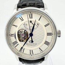 Orient Star Classic Semi Skeleton Auto Watch White Dial 42mm RK HH0001S