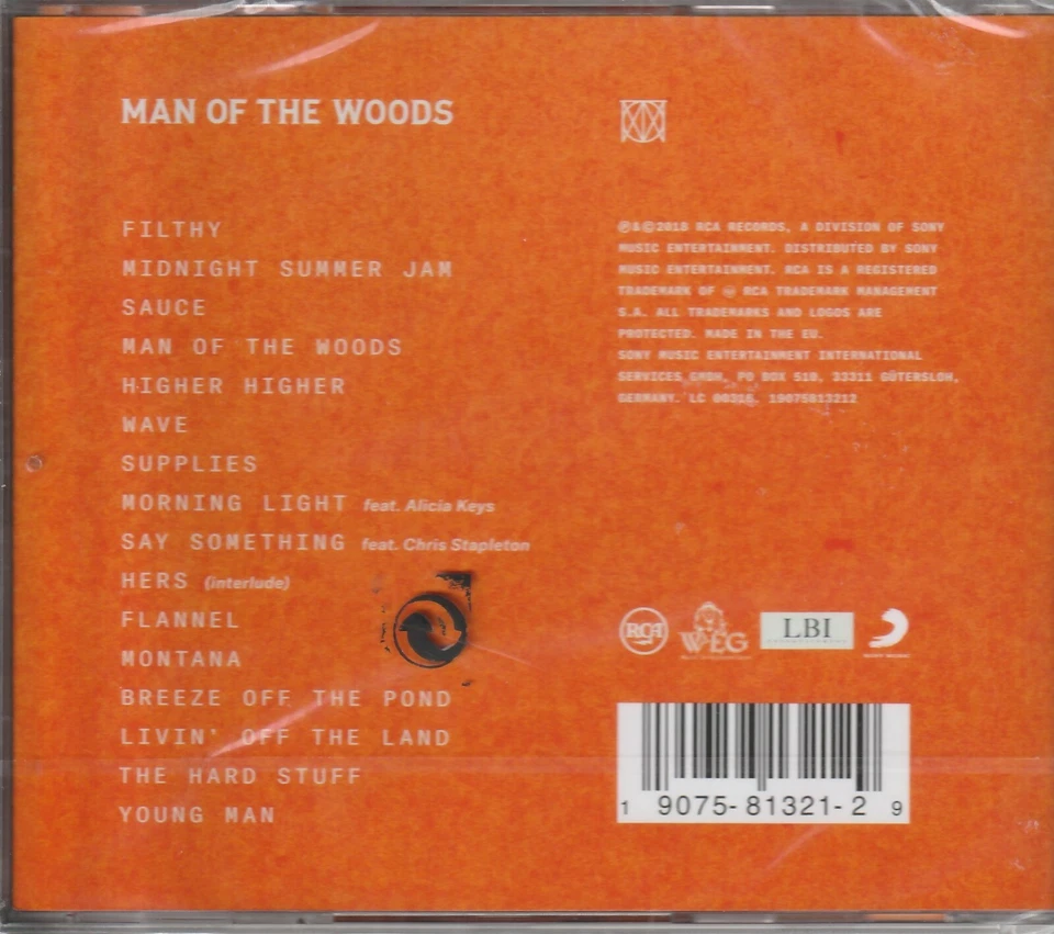 Justin Timberlake - Man of the Woods (NEU/OVP) - Bild 2 von 2