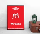 Poster SDS everyone talks about the weather we don't Rudi Dutschke RAF Student Union