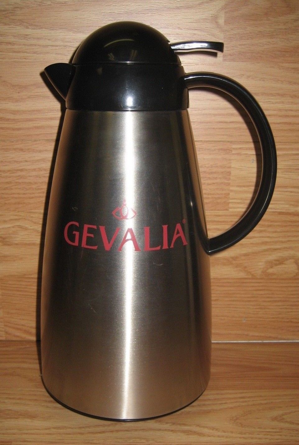 Gevalia Carafe Silver Stainless Steel Thermal Server Coffee Pitcher