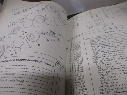 Galion T500M Motor Grader Parts Book Manual S/N 07995 & Up - Picture 2 of 3