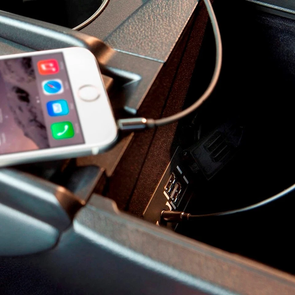 1 3 6 10 15 FT AUX 3.5mm 1/8" TRRS Stereo Audio & Microphone Cable Gold Plugs - Image 2 of 4